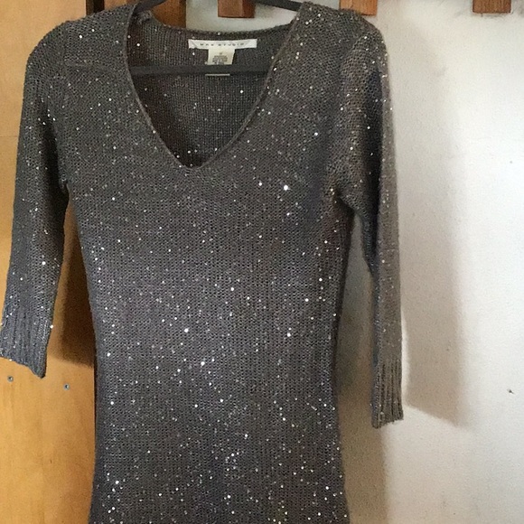 max studio sweater dress